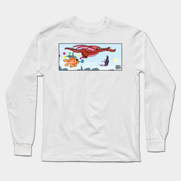 Take Flight Long Sleeve T-Shirt by Slack Wyrm